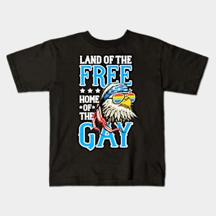 American Gay Pride - 4th of July LGBT Kids T-Shirt